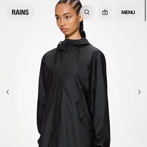 RAINS Fishtail Parka - Black